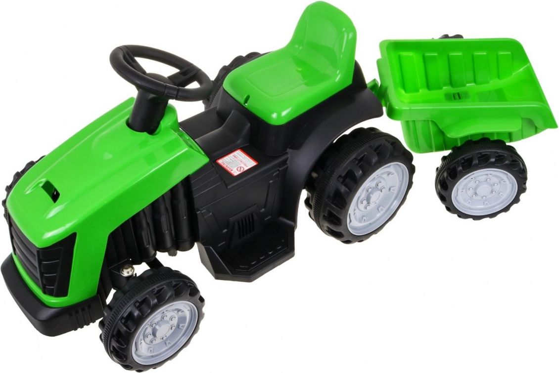 Elektrický traktor s přívěsem TR1908 - žlutý - obrázek 5