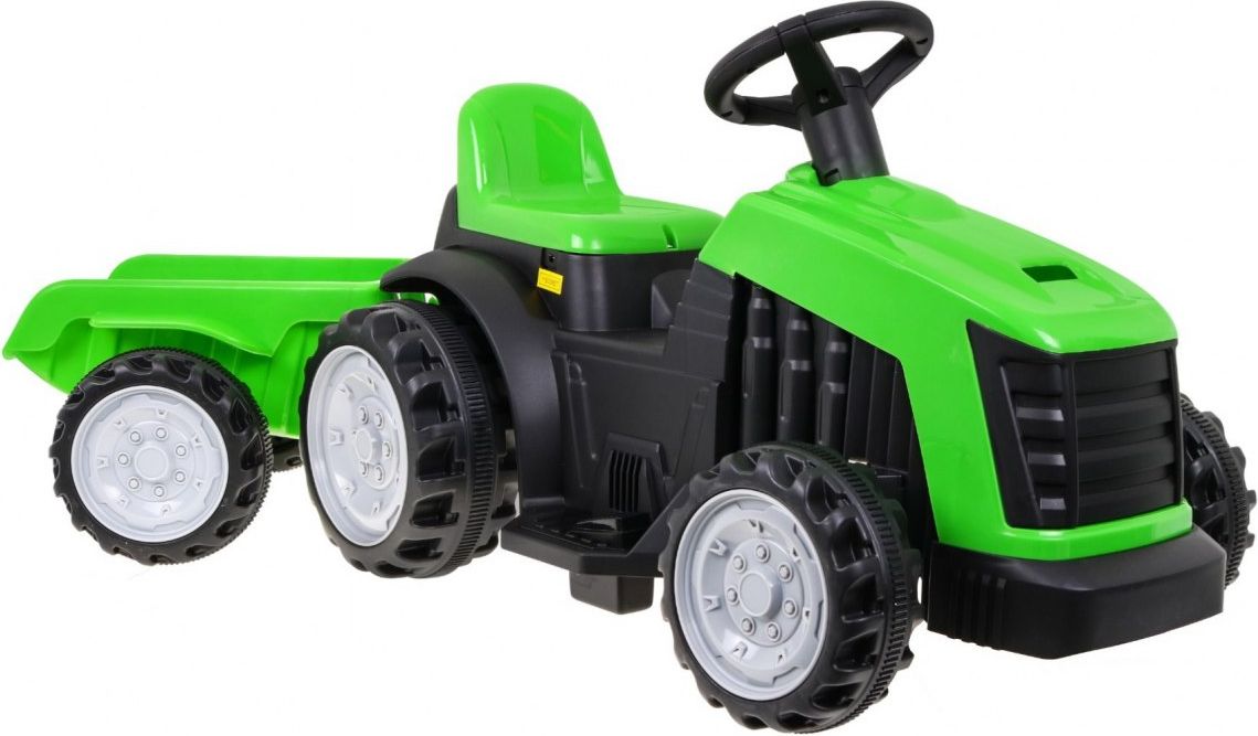 Elektrický traktor s přívěsem TR1908 - žlutý - obrázek 8
