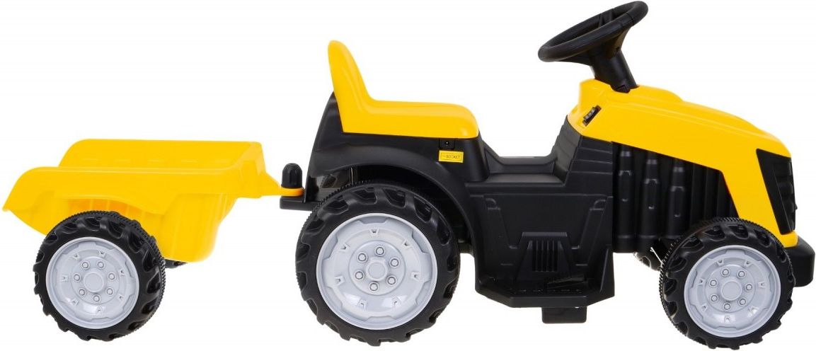 Elektrický traktor s přívěsem TR1908 - žlutý - obrázek 10
