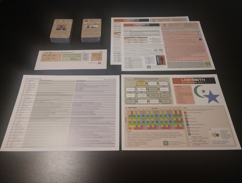 GMT Games Labyrinth: The Forever War, 2015-? - obrázek 2