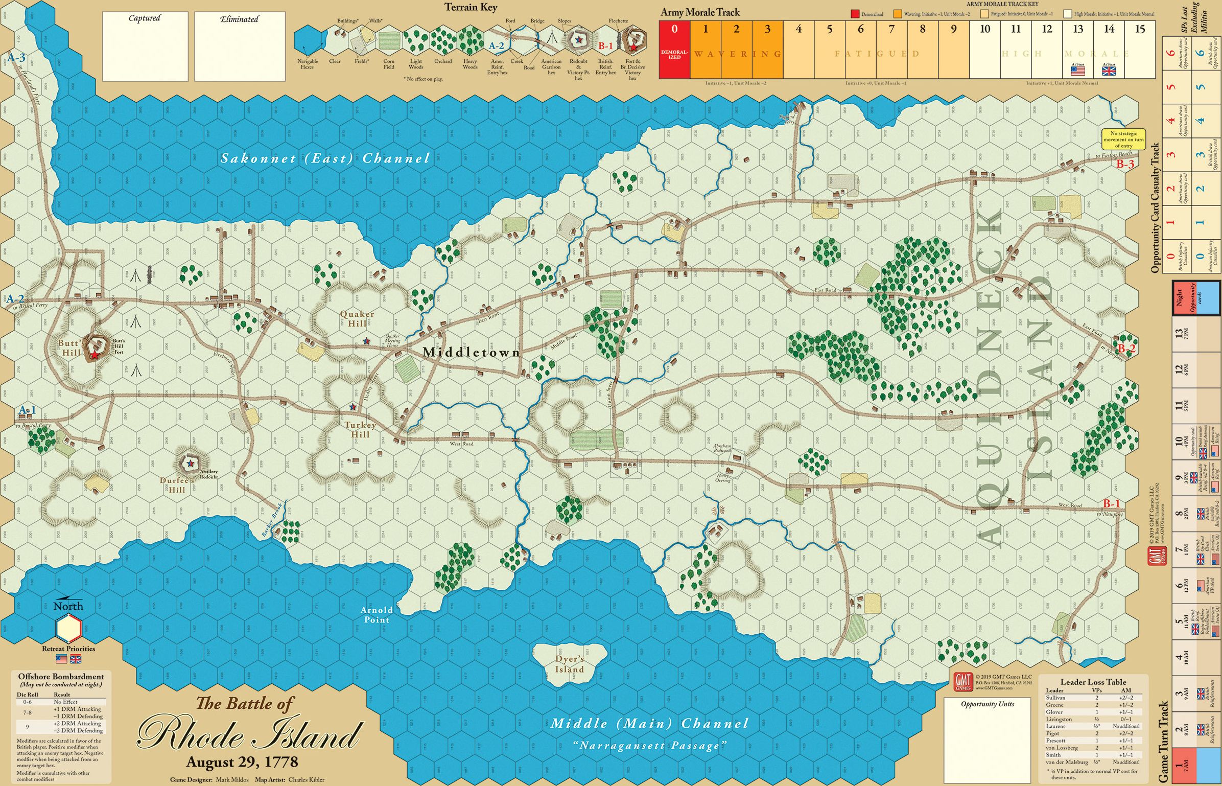 GMT Games The Battle of Rhode Island - obrázek 2