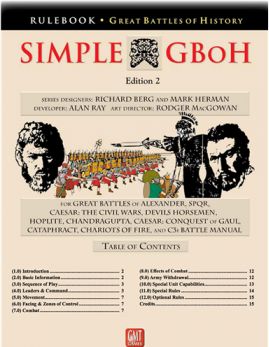 GMT Games Simple Great Battles of History (GBoH) 2nd Edition - obrázek 1