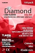 TLAMA games Obaly na karty Diamond Red: Chimera Mini (43x66 mm) - obrázek 1