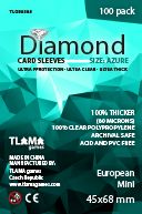 TLAMA games Obaly na karty Diamond Azure: European Mini (45x68 mm) - obrázek 1