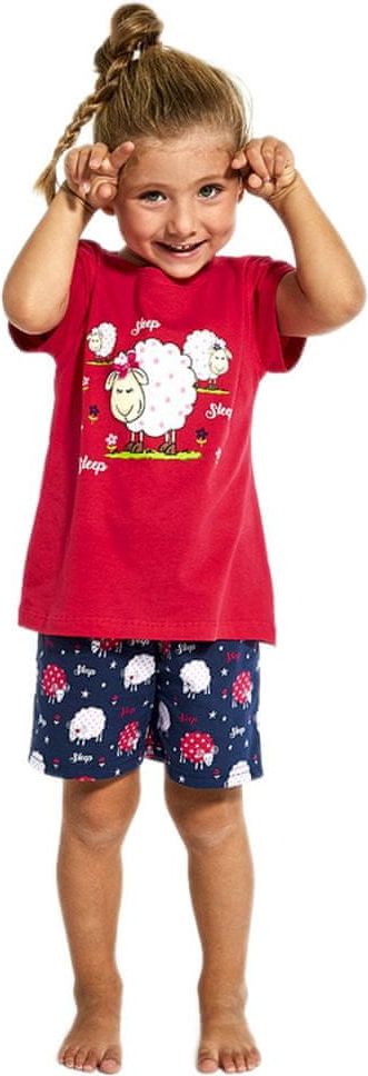 Cornette Dívčí pyžamo 787/72 kids sleep + Ponožky Sophia 2pack visone, růžová, 122/128 - obrázek 1