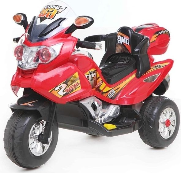 Mamido  Dětská elektrická motorka Race 68 červená - obrázek 1