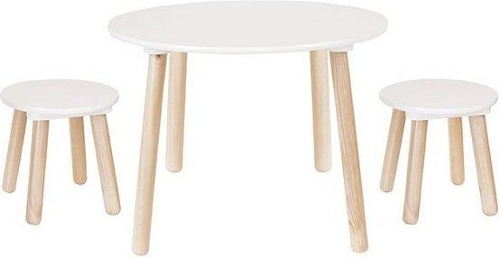 Jabadabado Dřevěný stůl a 2 stoličky - obrázek 1
