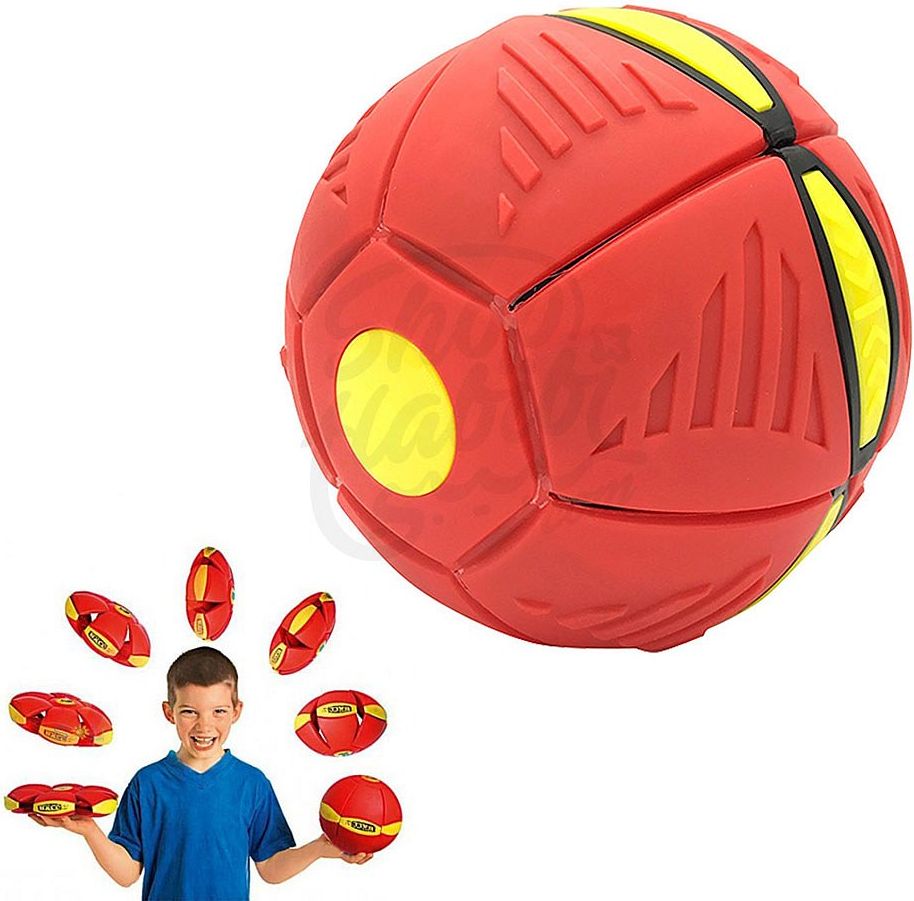 Flat Ball - placatý míč (Červený) - obrázek 5