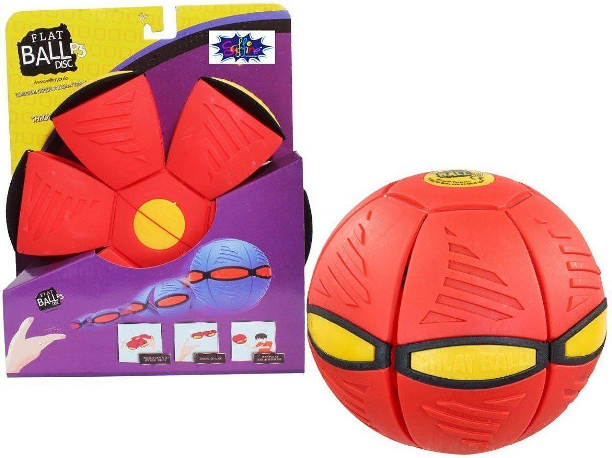 Flat Ball - placatý míč (Červený) - obrázek 7