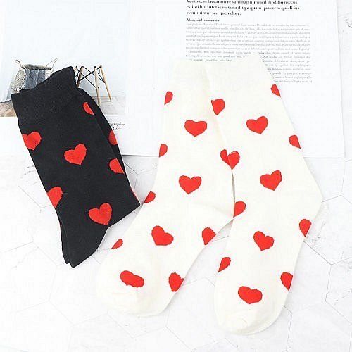 Zamilované ponožky - bílé - obrázek 1