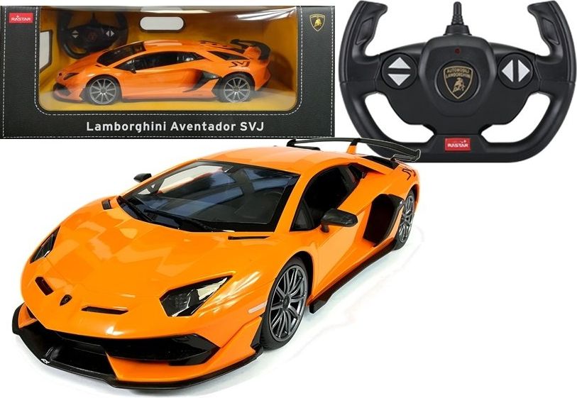 Mamido Auto na dálkové ovládání Lamborghini Aventador Rastar 1:14 oranžové - obrázek 1