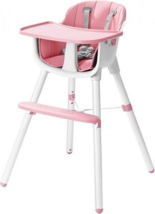 Jídelní židlička 2v1 Eco Toys - růžová - obrázek 1