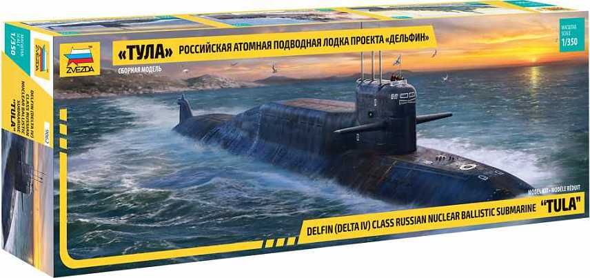 ZVEZDA Model Kit ponorka 9062 - "Tula"Submarine Delfin/Delta IV Class (1:350) - obrázek 1