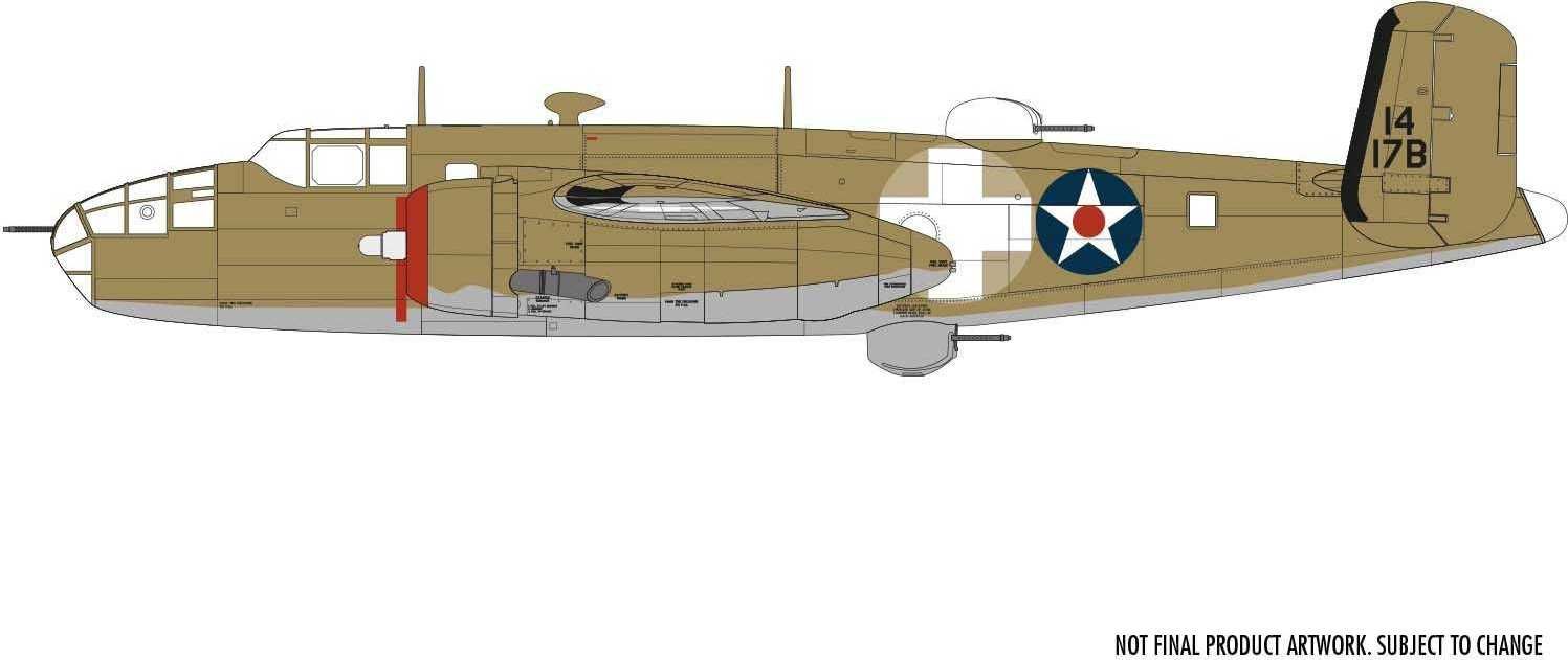 AIRFIX Classic Kit letadlo A06020 - North American B25B Mitchell 'Doolittle Raid' (1:72) - obrázek 2