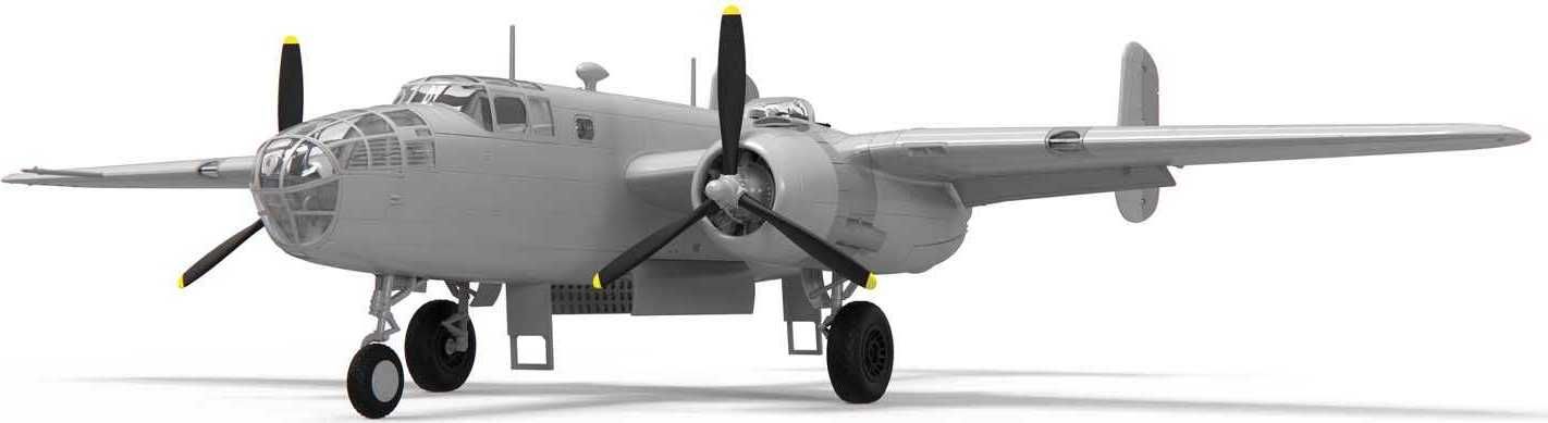 AIRFIX Classic Kit letadlo A06020 - North American B25B Mitchell 'Doolittle Raid' (1:72) - obrázek 4