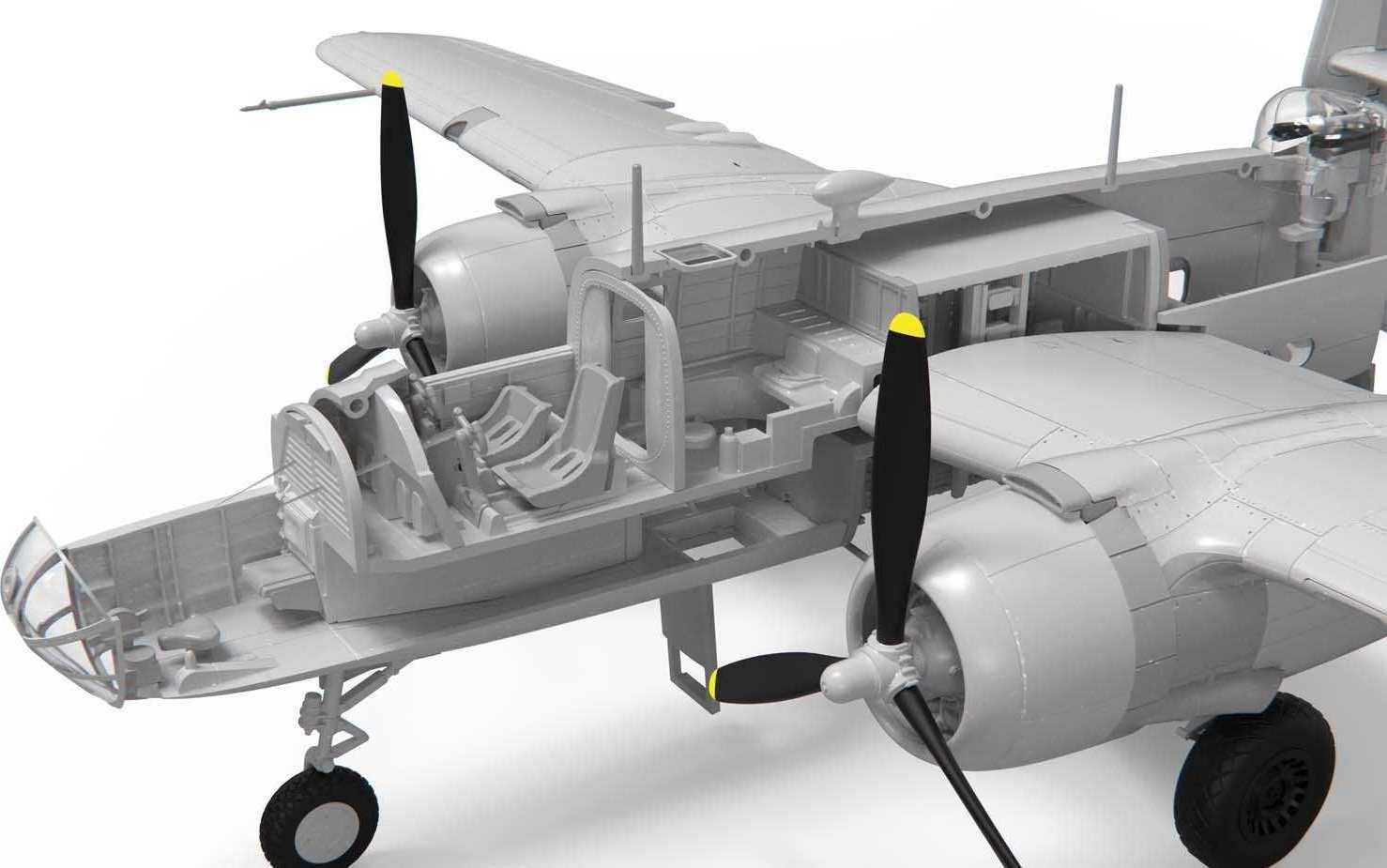 AIRFIX Classic Kit letadlo A06020 - North American B25B Mitchell 'Doolittle Raid' (1:72) - obrázek 7
