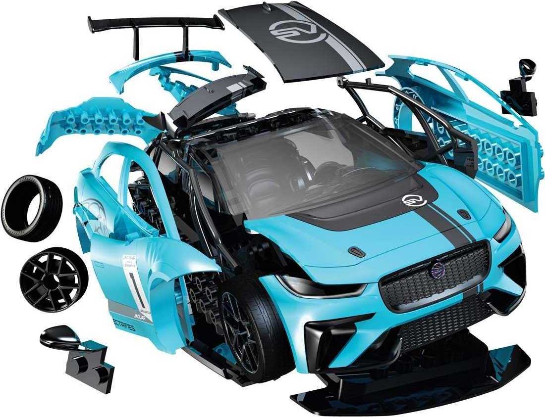 AIRFIX Quick Build auto J6033 - Jaguar I-PACE eTROPHY - obrázek 3