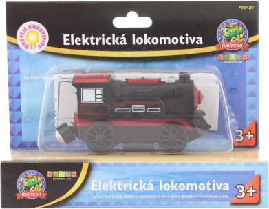 Elektrická lokomotiva - černá - obrázek 1