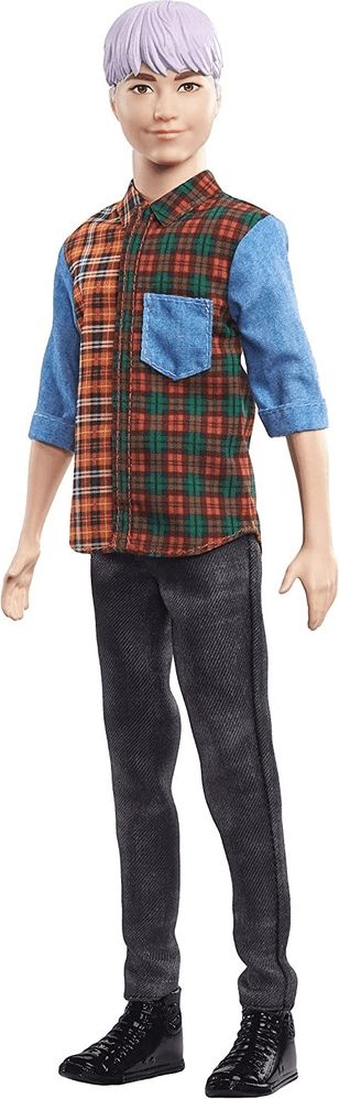 Mattel Barbie Model Ken 154 - Fialové vlasy - obrázek 1