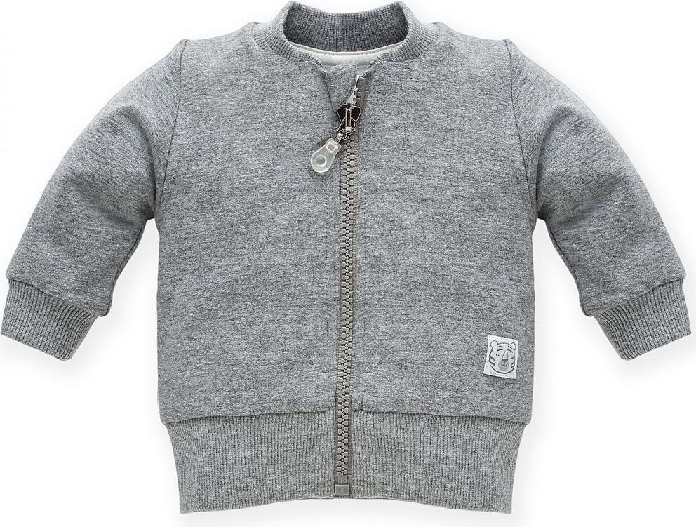 Mikina rozepínací Pinokio Wild Animals Tiger Grey - obrázek 1