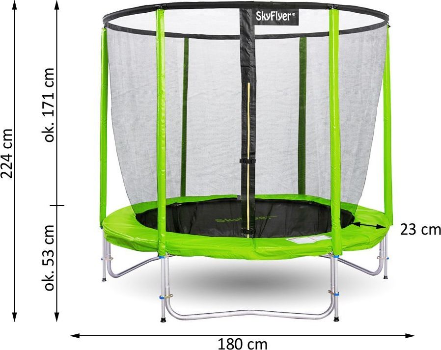 Zahradní trampolína SKY FLYER RING 2v1 180 cm - obrázek 6