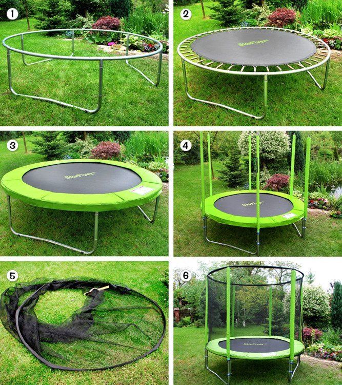 Zahradní trampolína SKY FLYER RING 2v1 180 cm - obrázek 12