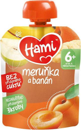Hami příkrm OK Meruňka a banán 90g - obrázek 1