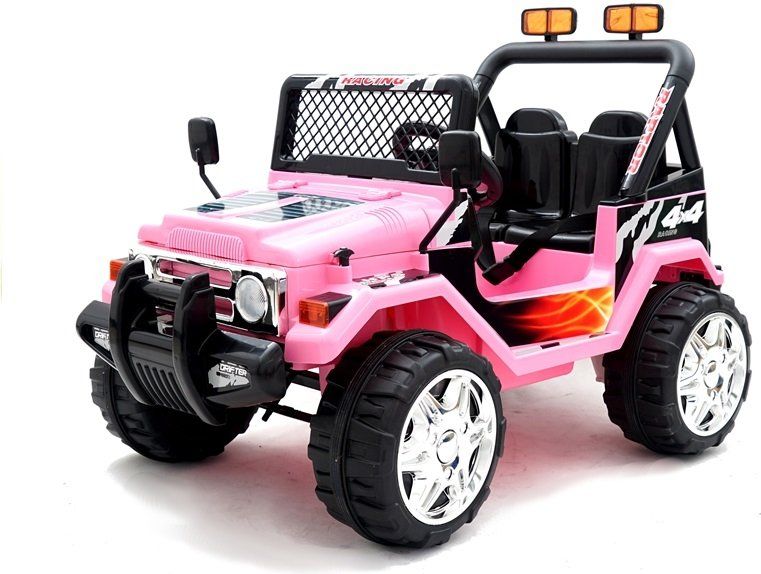 Mamido  Dětské elektrické autíčko Raptor pro dvě osoby růžové - obrázek 1