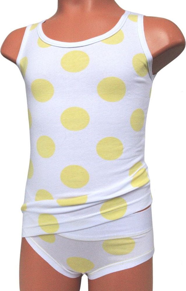 EMY Bimba Emy Bimba 1076 dívčí kalhotky s košilkou Barva: žlutá, Objem: 9/10-134/140 - obrázek 1