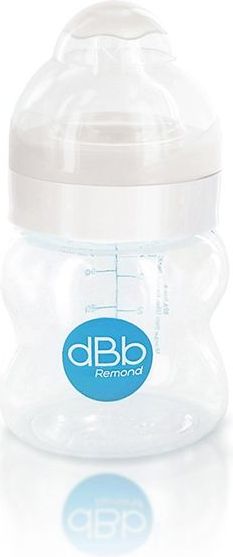 Dětská lahvička z Tritanu 125 ml se širokým hrdlem dBb Remond White - obrázek 1