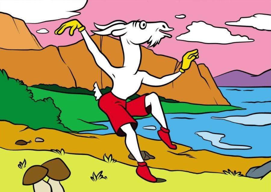 ALEXANDER Puzzle Příhody Kozlíka poplety: U moře MAXI 20 dílků - obrázek 1