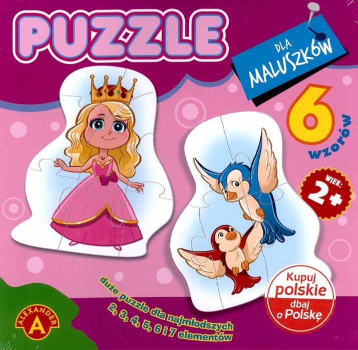ALEXANDER Baby puzzle Princezna 6v1 (2-7 dílků) - obrázek 1