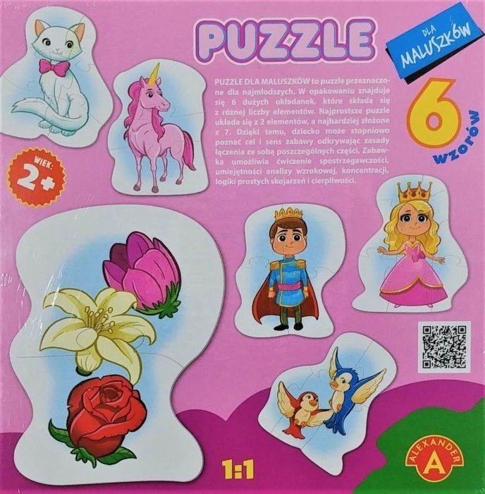 ALEXANDER Baby puzzle Princezna 6v1 (2-7 dílků) - obrázek 2