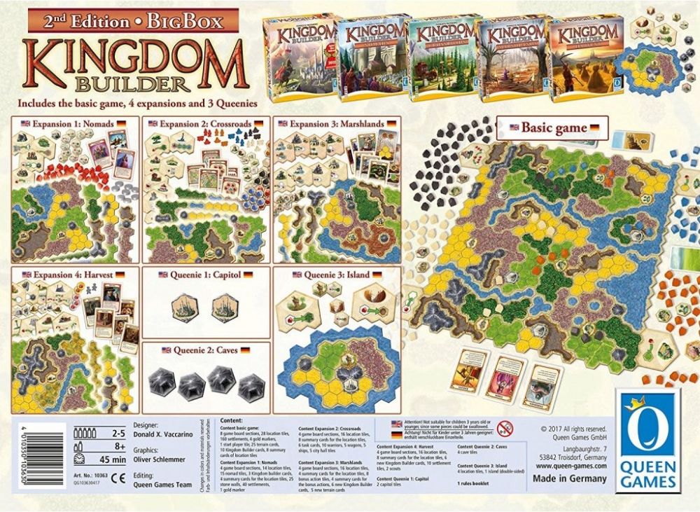 Queen games Kingdom Builder: Big Box 2nd Edition - obrázek 2