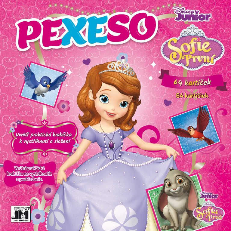 JIRI MODELS Pexeso v sešitu Sofie První s krabičkou a omalovánkou - obrázek 1