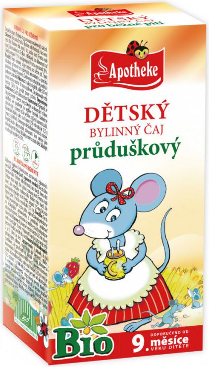 Apotheke Dětský čaj BIO průduškový 20x1.5g - obrázek 1