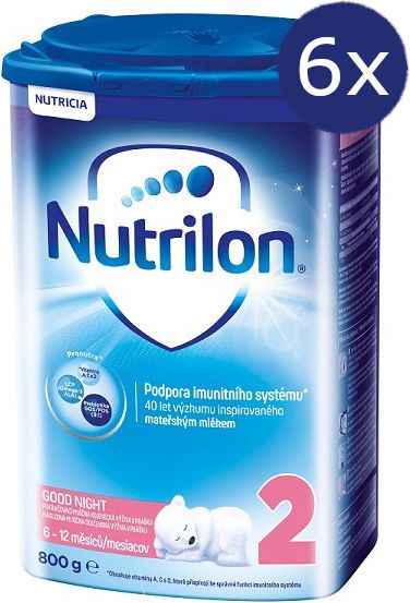 Nutricia Nutrilon 2 Good Night 800g - balení 6 ks - obrázek 1