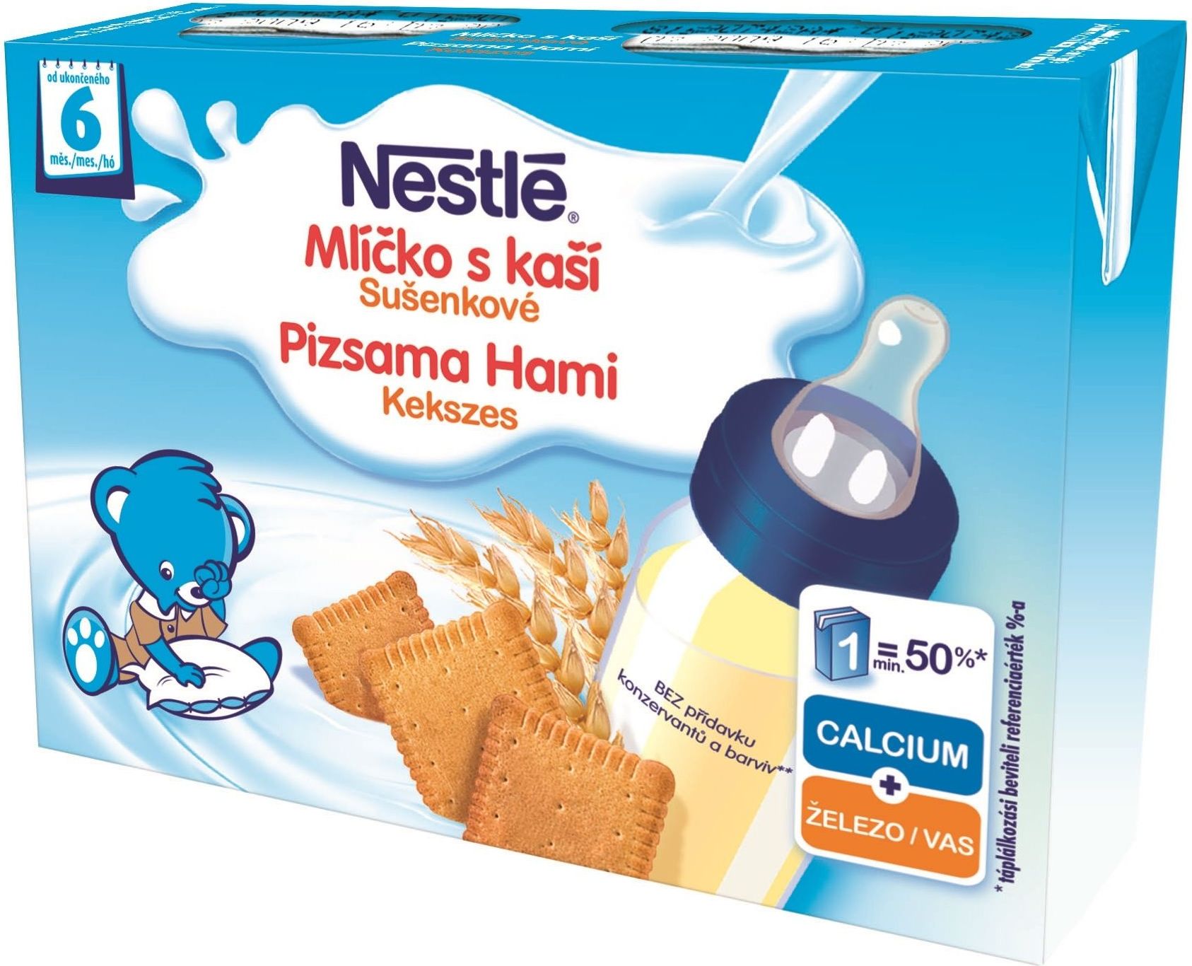 Nestlé Mlíčko s kaší Sušenkové 2x200 ml - obrázek 2