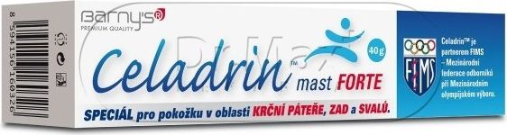 Barnys Celadrin mast FORTE 40 g - obrázek 3