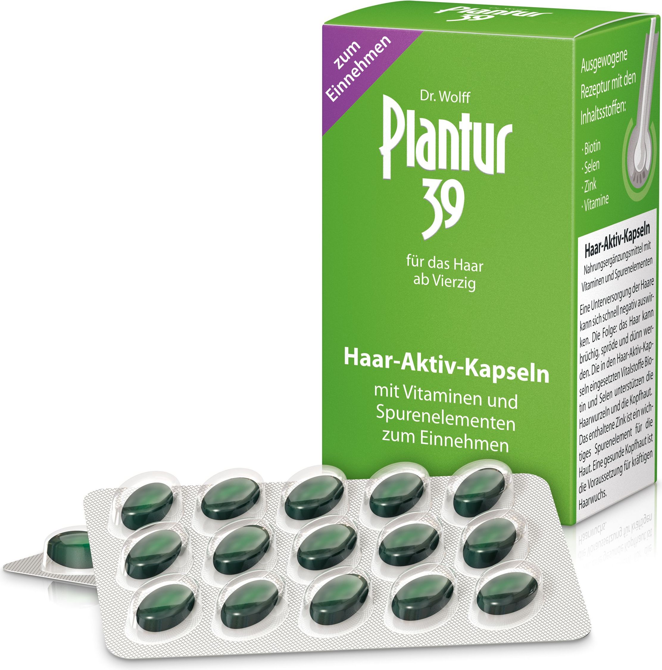 Plantur 39 Aktivní kapsle 60 kapslí - obrázek 1