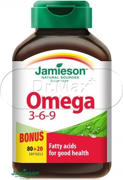 Jamieson Omega 3-6-9 1200 mg 100 tobolek - obrázek 2