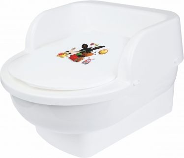 MALTEX Nočník, přenosná dětská toaleta BING - bílý - obrázek 1