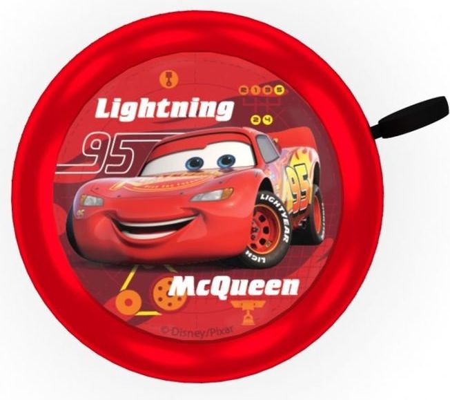 SEVEN Zvonek na kolo Cars 3 Kov, Plast, 5 cm - obrázek 1