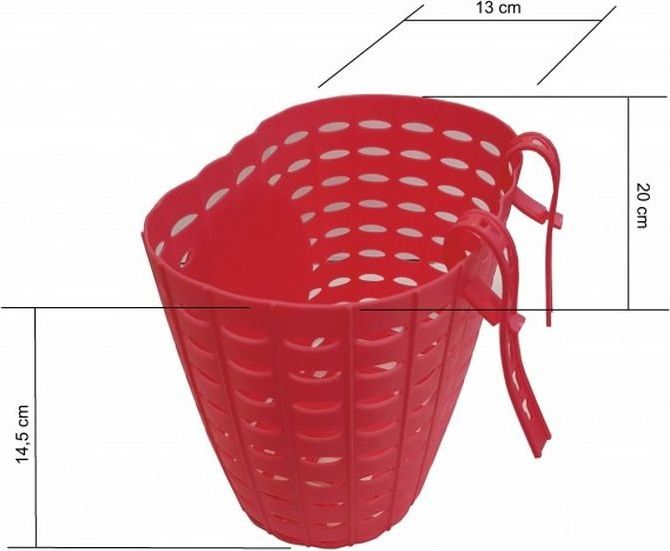 SEVEN Košík na kolo Avengers Plast, 20x14,5x13 cm - obrázek 2