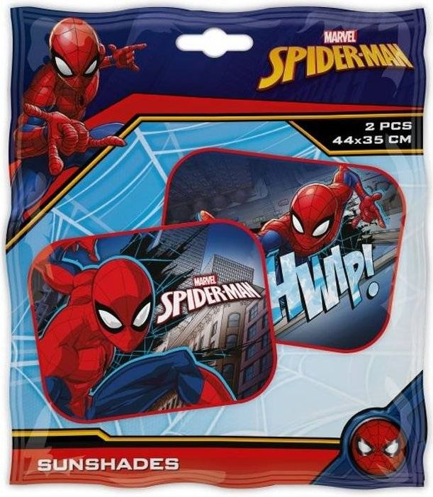 SEVEN Sluneční clona Spiderman Polyester, 2ks 44x35 cm - obrázek 4