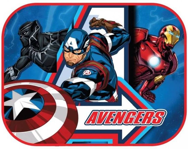 SEVEN Sluneční clona Avengers Polyester, 2ks 44x35 cm - obrázek 2