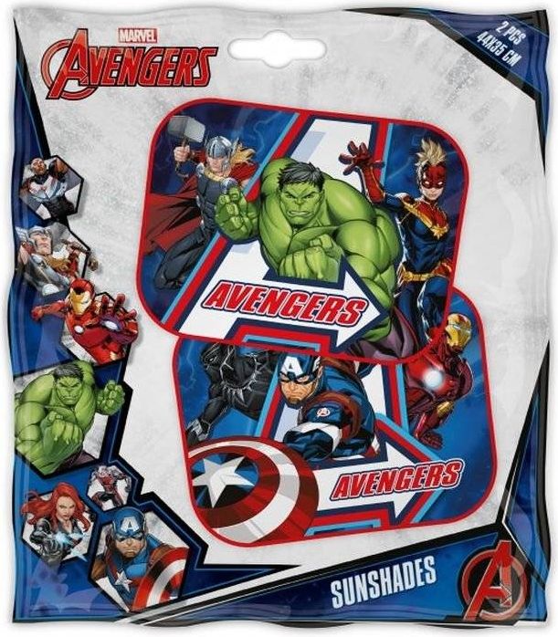 SEVEN Sluneční clona Avengers Polyester, 2ks 44x35 cm - obrázek 4