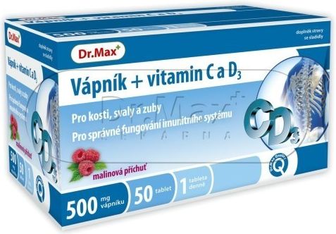 Dr.Max Vápník s vitaminy C a D 50 tablet - obrázek 3