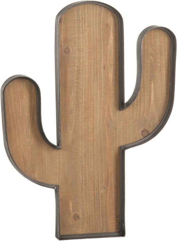 J-Line Dekorace J-Line Cactus Wood - obrázek 1