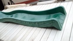 Skluzavka Jungle Gym pro podestu ve výšce 1,5m tmavě zelená - obrázek 6